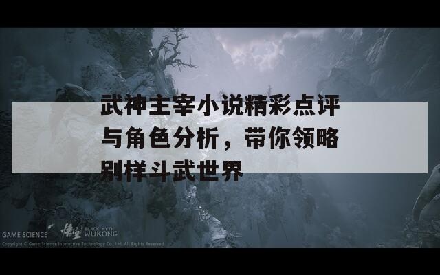 武神主宰小说精彩点评与角色分析，带你领略别样斗武世界  第1张