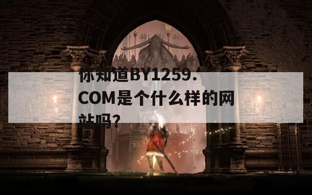 你知道BY1259.COM是个什么样的网站吗？