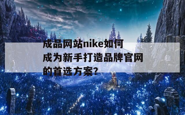 成品网站nike如何成为新手打造品牌官网的首选方案？