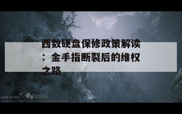 西数硬盘保修政策解读：金手指断裂后的维权之路
