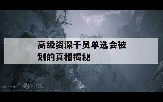 高级资深干员单选会被划的真相揭秘  第1张