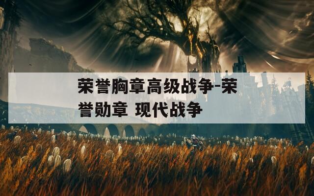 荣誉胸章高级战争-荣誉勋章 现代战争  第1张