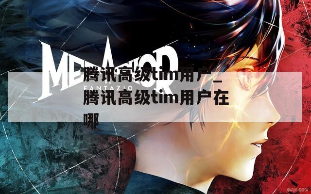 腾讯高级tim用户_腾讯高级tim用户在哪  第1张