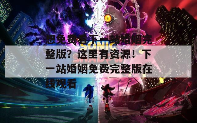 想免费看下一站婚姻完整版？这里有资源！下一站婚姻免费完整版在线观看  第1张