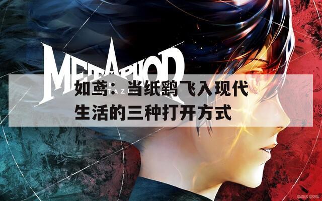 如鸢：当纸鹞飞入现代生活的三种打开方式  第1张