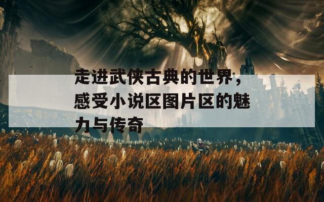 走进武侠古典的世界，感受小说区图片区的魅力与传奇  第1张