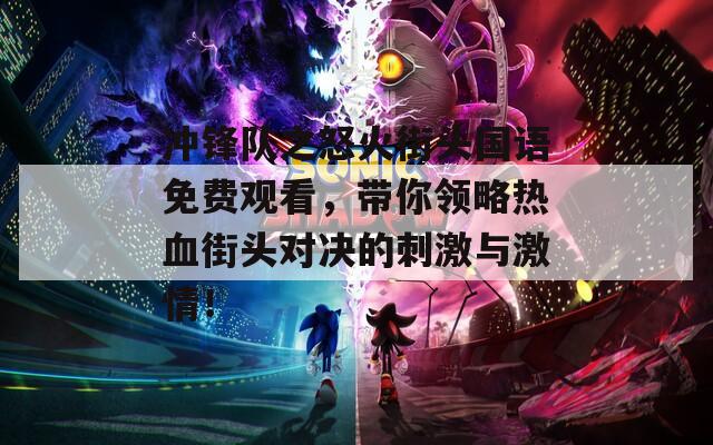 冲锋队之怒火街头国语免费观看，带你领略热血街头对决的刺激与激情！