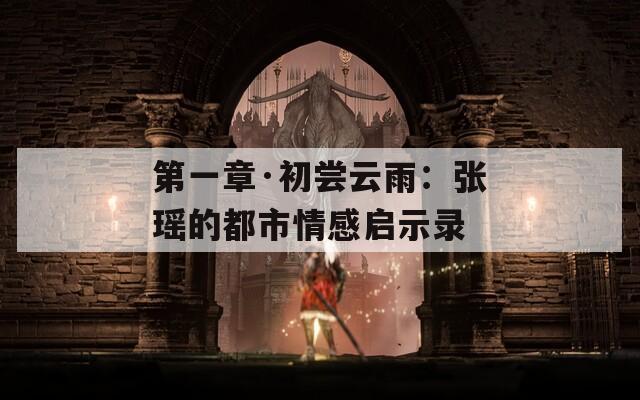 第一章·初尝云雨：张瑶的都市情感启示录  第1张