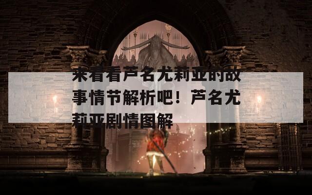 来看看芦名尤莉亚的故事情节解析吧！芦名尤莉亚剧情图解