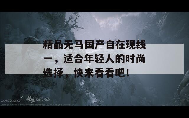 精品无马国产自在现线一，适合年轻人的时尚选择，快来看看吧！  第1张