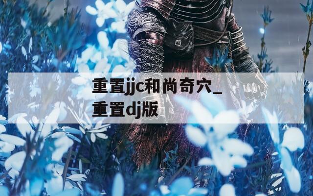 重置jjc和尚奇穴_重置dj版