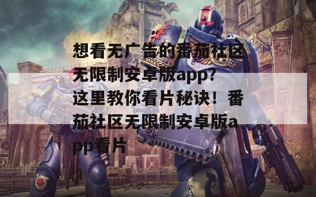 想看无广告的番茄社区无限制安卓版app？这里教你看片秘诀！番茄社区无限制安卓版app看片  第1张