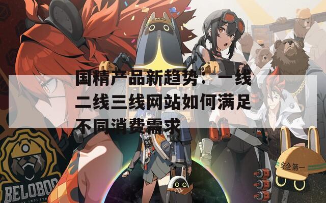 国精产品新趋势：一线二线三线网站如何满足不同消费需求