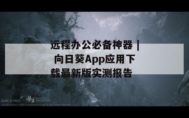 远程办公必备神器 | 向日葵App应用下载最新版实测报告  第1张