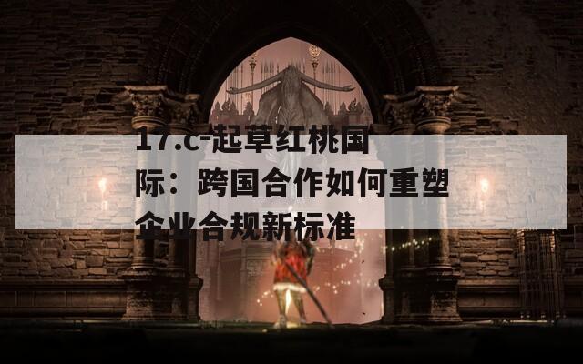 17.c-起草红桃国际：跨国合作如何重塑企业合规新标准  第1张